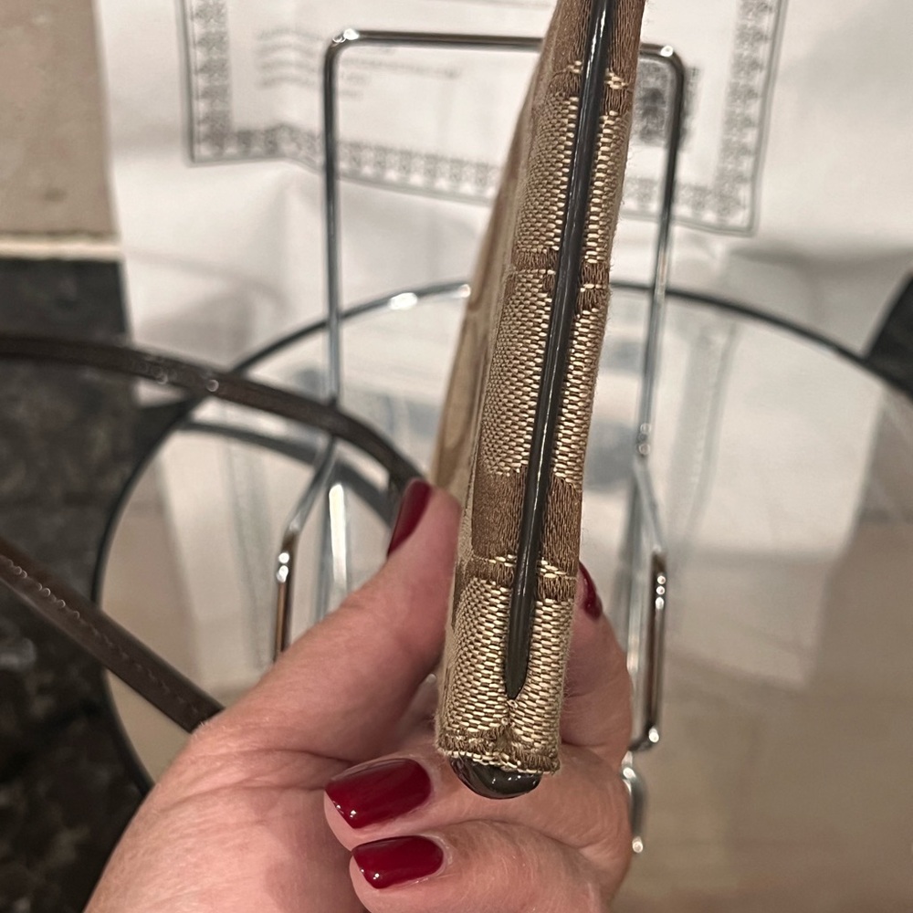 Coach Brown and Tan Wristlet - Picture 8 of 10